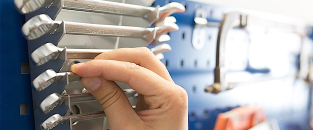 Werkstatt bei Brambach Elektrotechnik in Eppelheim